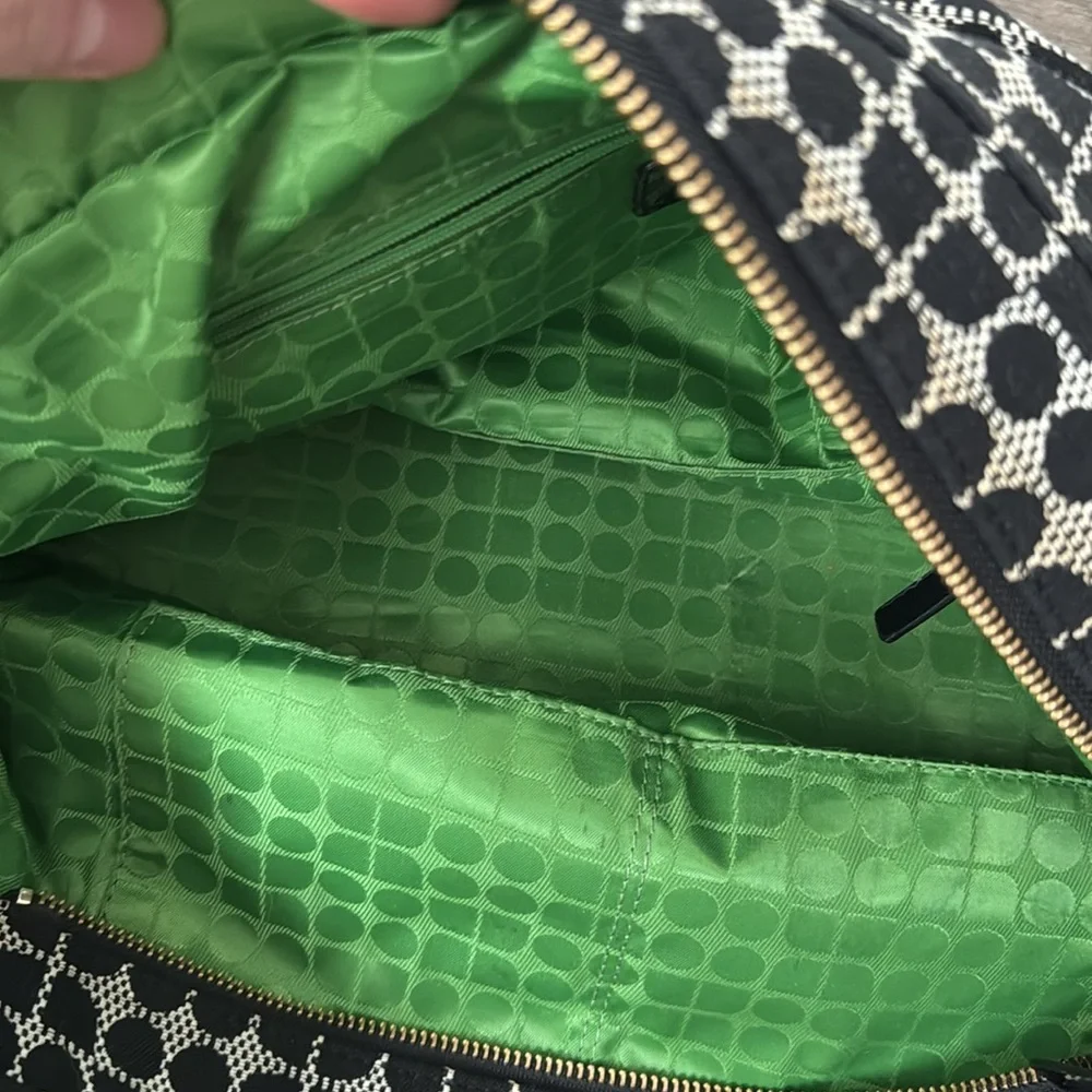 kate spade Black and White Patterned Tote